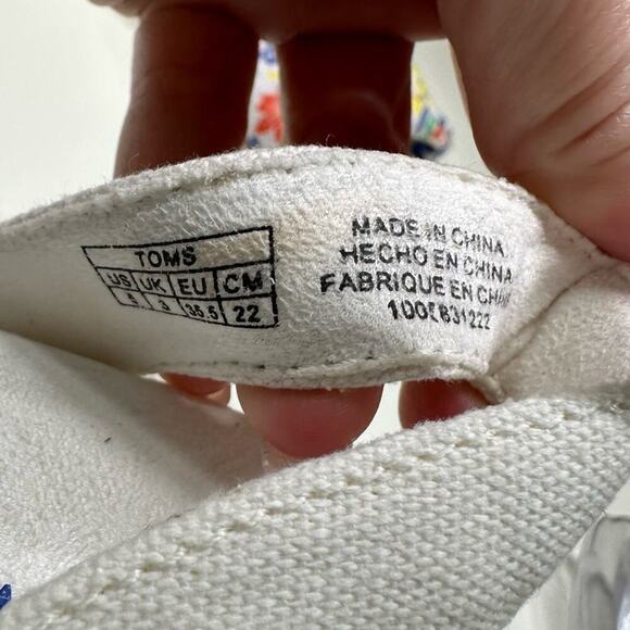 NWOB | TOMS | Marisela Wedge Sandal | White Mediterranean | Size 5 - Picture 11 of 16
